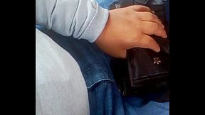 Buen bulto de mi t&iacute_o en el bus