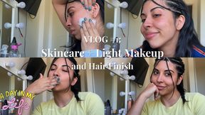 Personal Vlog #1: Soft Skincare, Light Makeup and Hair Finish