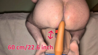 Orang Poland gay gay Eropah menganga luas dengan dildo besar dan jarak dekat fisting tegar