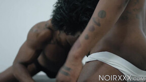 ”Im not a god but why does curly Jordan Jameson worships my big cock”