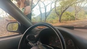 Driving shift car on the way home (3)