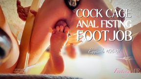 FeetingMe 126-01 – ANAL FISTING + COCK CAGE CONTROL + FOOTJOB - ANAL TRAINING #21 –