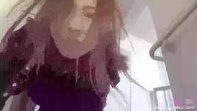 Asian Encounter Interrupted – Steamy Public Bathroom Quickie Gone Wild