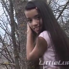 Little Lupe enjoys outdoors solo session