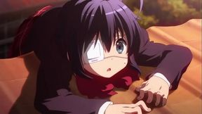 Romantic Chuunibyou Anime Couple Enjoy Intense Passionate Moments