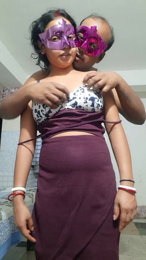 Girl romance with boyfriend