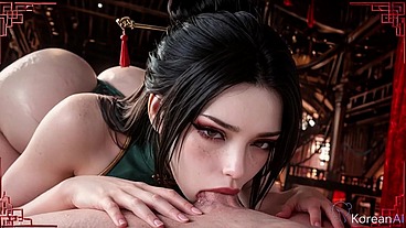Chinese Dragon Dancer Flexible Exotic Body Fuck [AI]