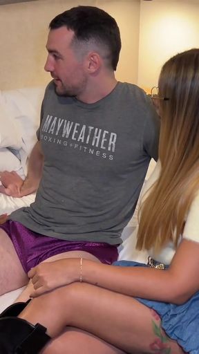 Wife Begs Her Stepsister to Take Huge Virile Breeding Creampie from Husband because She Can't Get Pregnant   Clip 1