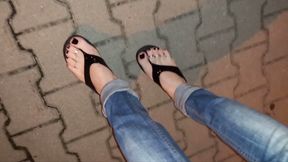 Sexy Feet and Latex Flip Flops