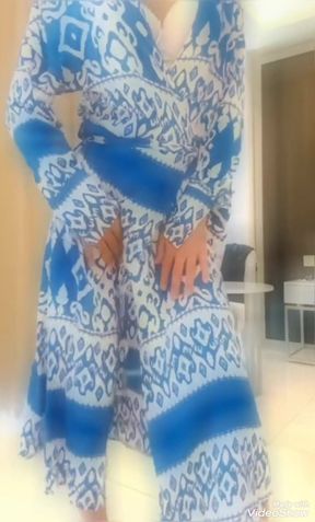 Blue and White