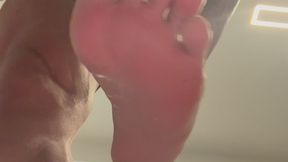 Giant Disgusting Boyfriend Teases Tiny Girlfriend with His Stinky Ass Armpits Breath and Feet