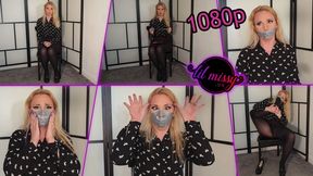 Lil Missy UK In Teachers Tape Gag Humiliation 1080p