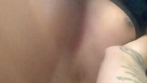 Sensual transexual nefertiti perkins enjoys pleasuring herself with big cock and tight ass