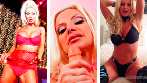 Stunning Busty Blonde Brittany Andrews Masturbates With A Big Dildo!