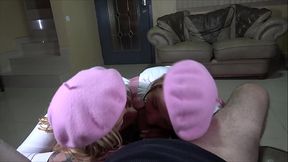 Kali Kaliente and Lucy: Pinkys are Sold on POV BJ