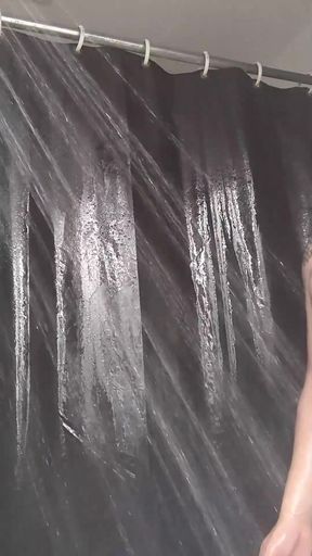 Captivating moment from "Taking a cold shower but I have a giant red nose"