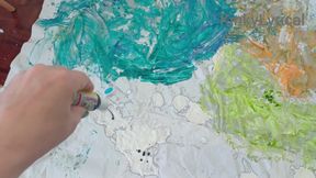 Foot Art - Painting with Feet