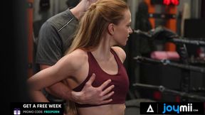 JOYMII - Let Me Stretch That Ass" - Redhead Ivi Rein Anal Fucked At The Gym