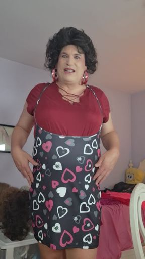 Lingerie show for Daddy and friends story!