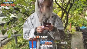 Ukrainian street teen gets fucked and swallows cum