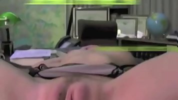 Young brunette Violet Blue fucks to be pregnant