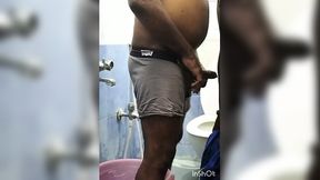 Tamil couple bathing doggy fuck