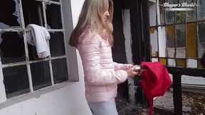 behind the scenes of gina gerson outdoor fucking session in a rainy day