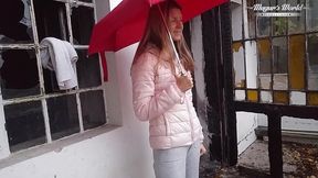 behind the scenes of gina gerson outdoor fucking session in a rainy day