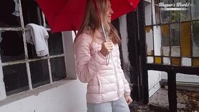 behind the scenes of gina gerson outdoor fucking session in a rainy day
