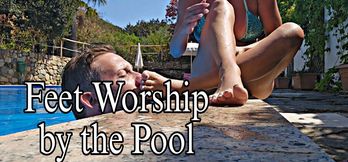 FEET Worship by the Pool - Dominazione di PIEDI in Piscina