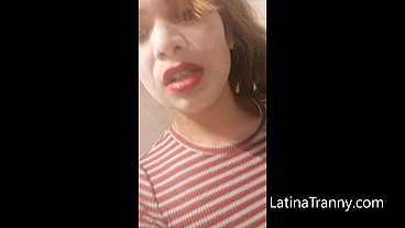 Amber Allison Wanking and smoking a cigarrete white face