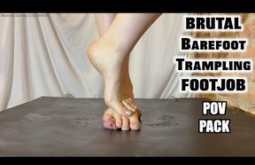 Twinkle Toes - JUMPING on your Cumming Cock & Balls - EXTREME Trampling CBT FJ **POV PACK version**