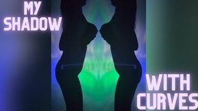 My shadow with curves