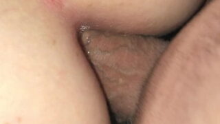Nasty anal creampie for big ass whore