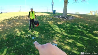 Andrew Connor Chokes Down Cock To Get Out Of Trash Duty