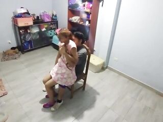 What a strange chair, I feel smth in my crotch ouch I didn't know I ended up sitting on your shlong, castigate me dog