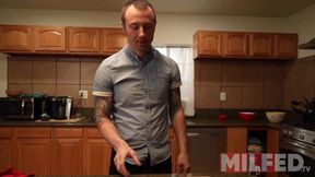 MILFED: Lisey Sweet cooks stepson's dick with her cooking skills