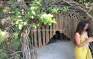 VLOG TULUM - Risky fuck on the terrace of my hotel room