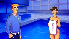 Tracer Pleasures Hero with Steamy Blowjob in Hot Hentai Adventure
