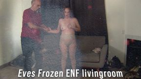 Evangeline gets frozen solid in Livingroom