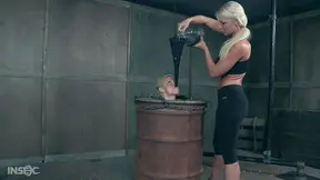 Sultry Blonde Mistress LondonRiver Dominates Slave With Hot Wax Tormenting Pleasure