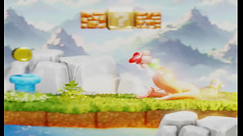 Tiny Plumber Trapped Inside Blonde Princess Butt Tries to Escape&ndash_ 3D short