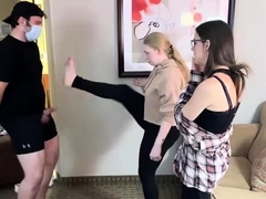 Onlyballkicking - Fit Chicks Damage His Nuts