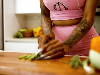 Jodi jousts in searing kitchen heat