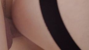 Czech brunette gets fucked rough in threesome