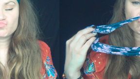 Lip Smelling Panties On My Upper Lip (MP4) ~ MissDias Playground