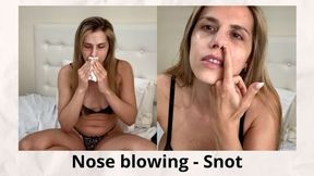 Nose blowing - Snot