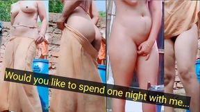 The Neighbor Saw Me Taking a Bath, Showing My Friend Dancing and Masturbating Together