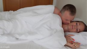 Amateur married couple's Romantic Morning wake up sex