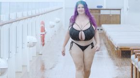 💜NEW💜 Slo Mo Bikini Walk in the Rain